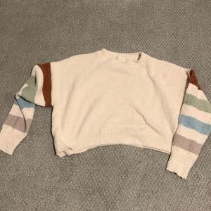 Altar'd Stare Chenille Crop Sweater, Small